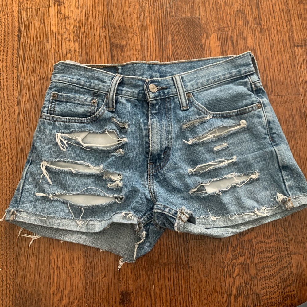 Levi’s Distressed Shorts
